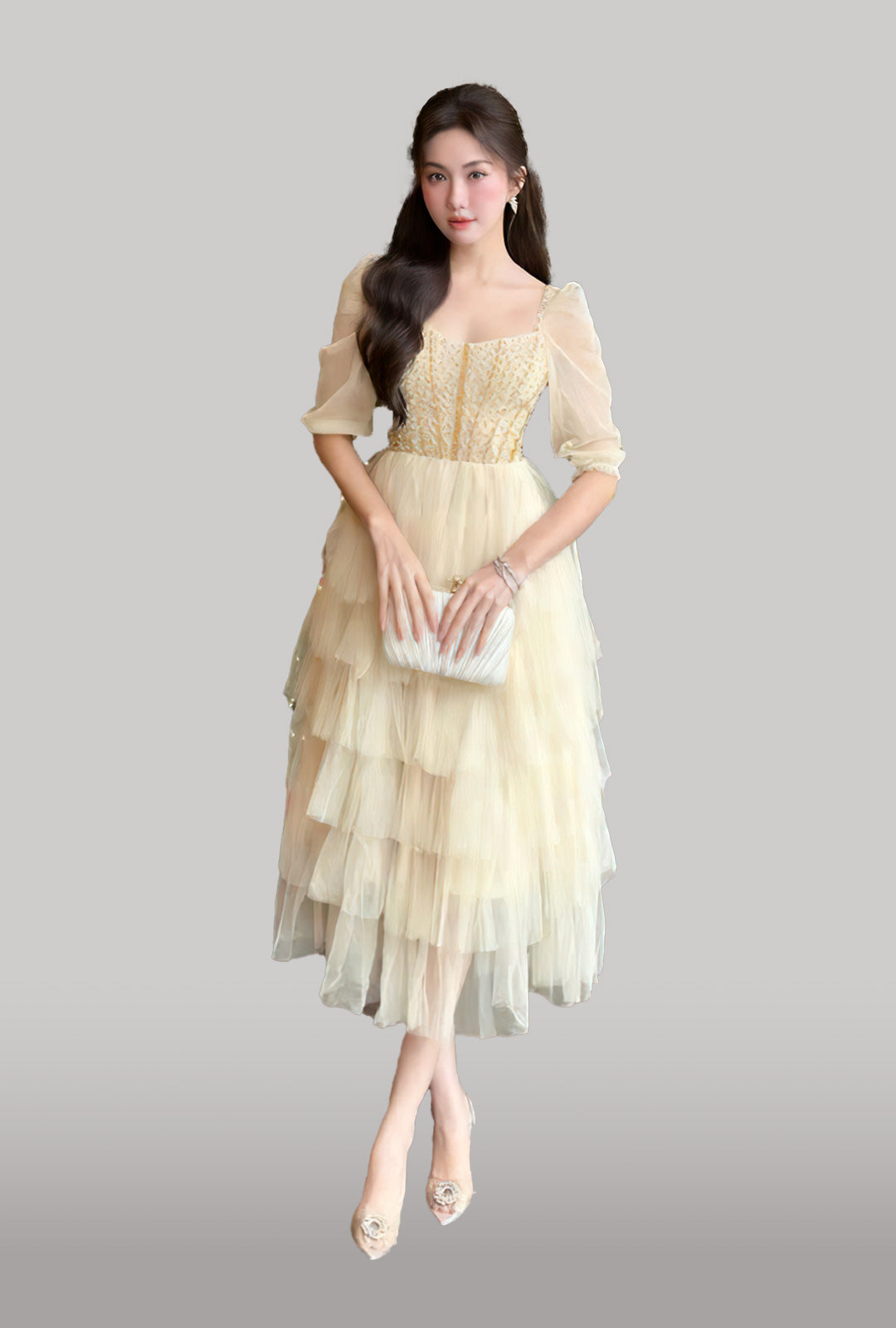 Golden Tulle Reverie | SPT935